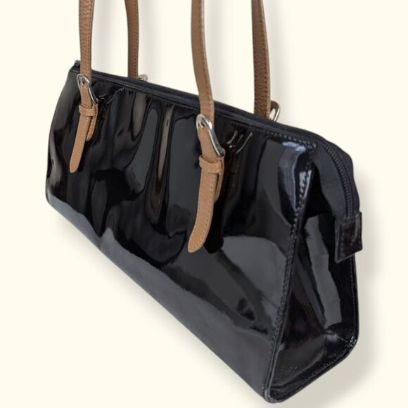 Danier Black Genuine Leather Purse - Picture 4 of 11